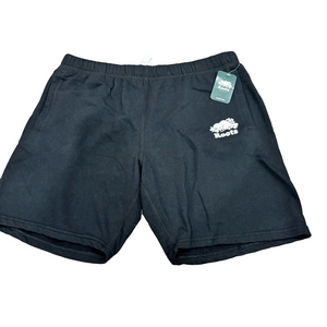 Roots Black Sweat Shorts Size Large NWT